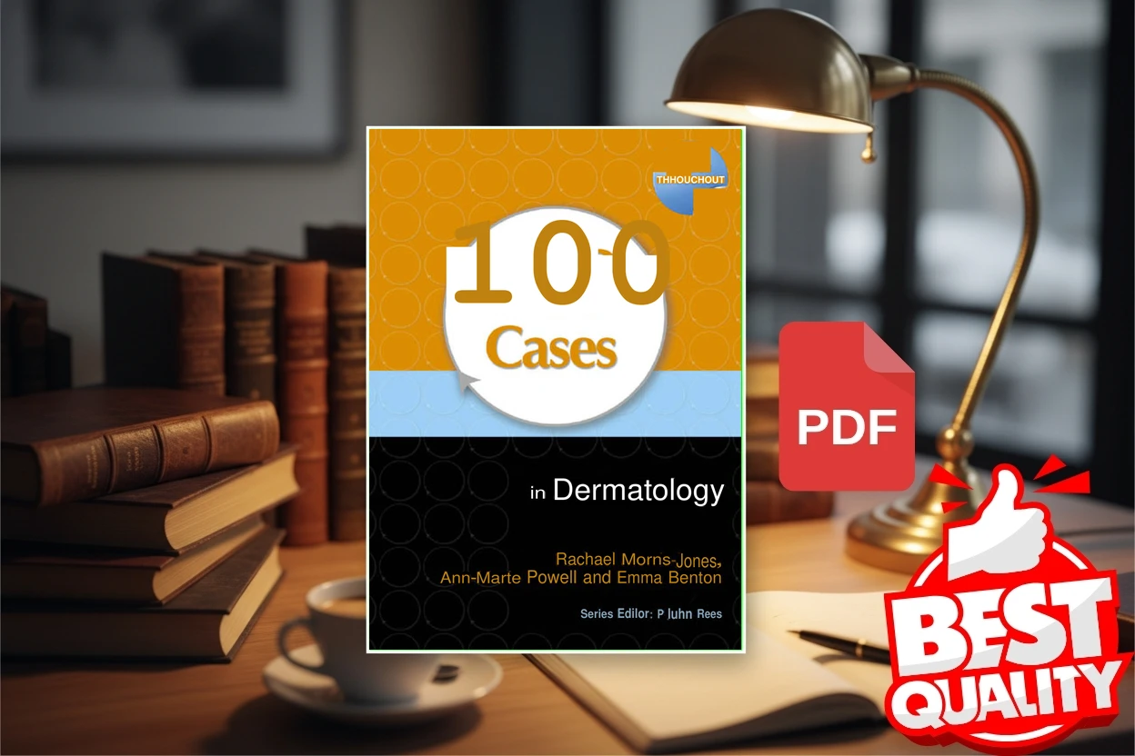 Cover for 100 cases in Dermatology (Aug 26, 2011) (CRC Press) (Rachael Morris-Jones, Ann-Marie Powell etc.)