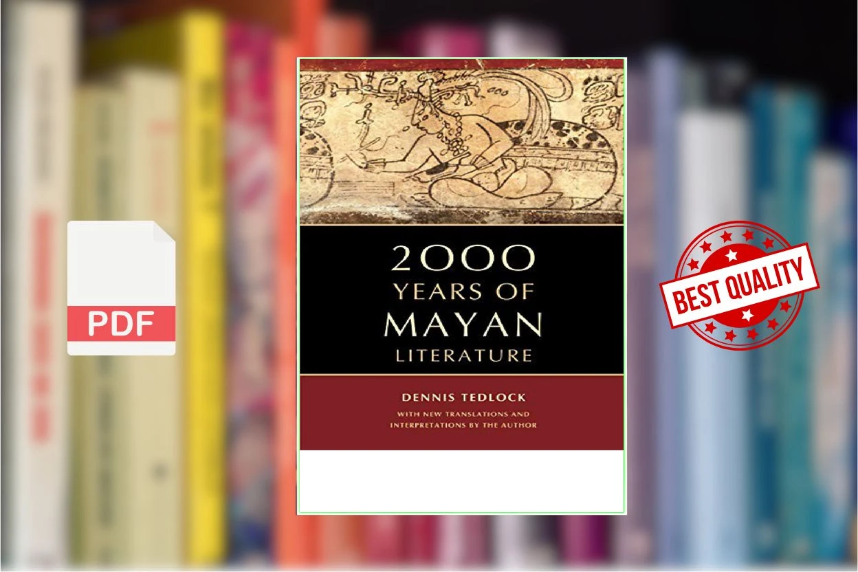Cover for 2000 Years of Mayan Literature (Dennis Tedlock)