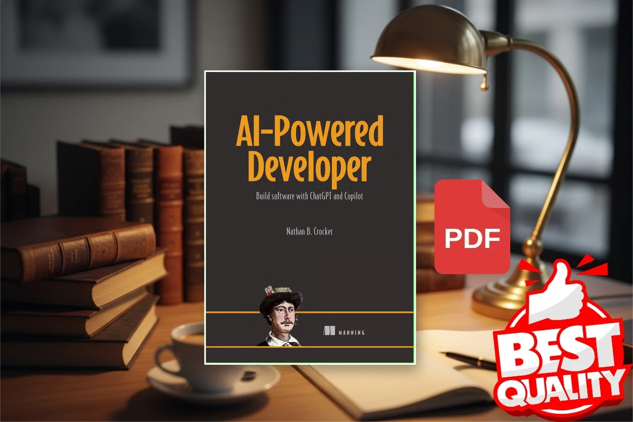 Cover for AI-Powered Developer Build software with ChatGPT and Copilot (Nathan B. Crocker)