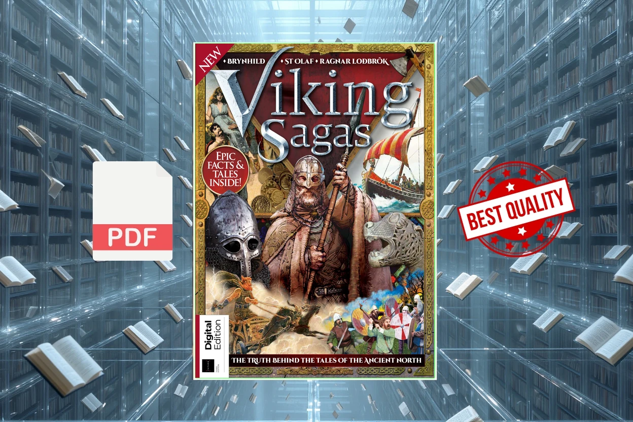 Cover for All About History Viking Sagas Third Edition - 3rd Edition 2021 ( etc.)