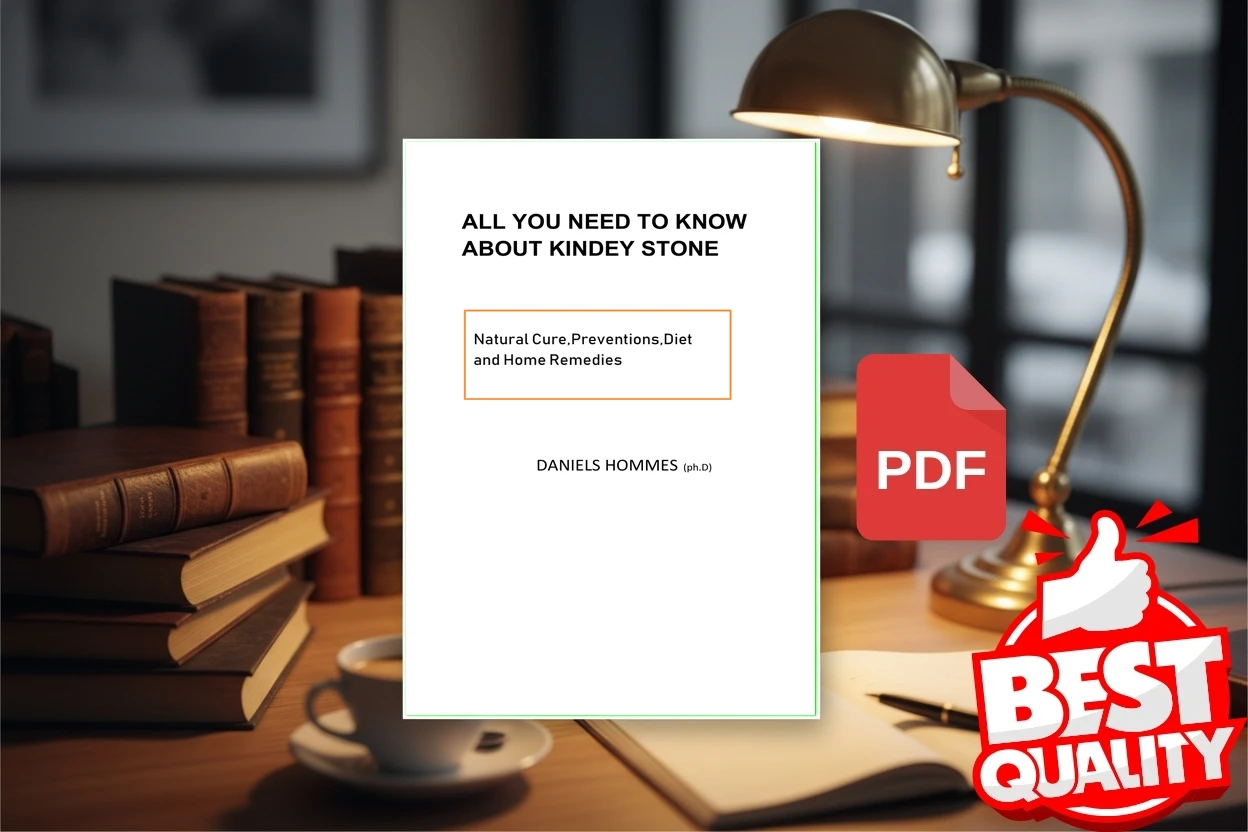 Cover for ALL YOU NEED TO KNOW ABOUT KIDNEY STONES Natural Cure,Preventions,Diet and Home Remedies (DANIELS HOMMES (ph.D))