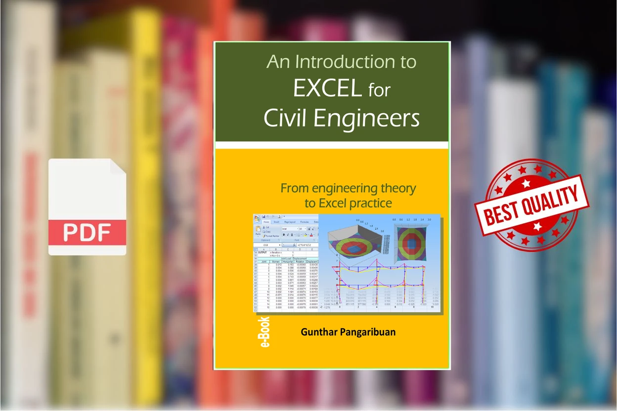 Cover for An Introduction to Excel for Civil Engineers From engineering theory to Excel practice (Gunthar Pangaribuan)