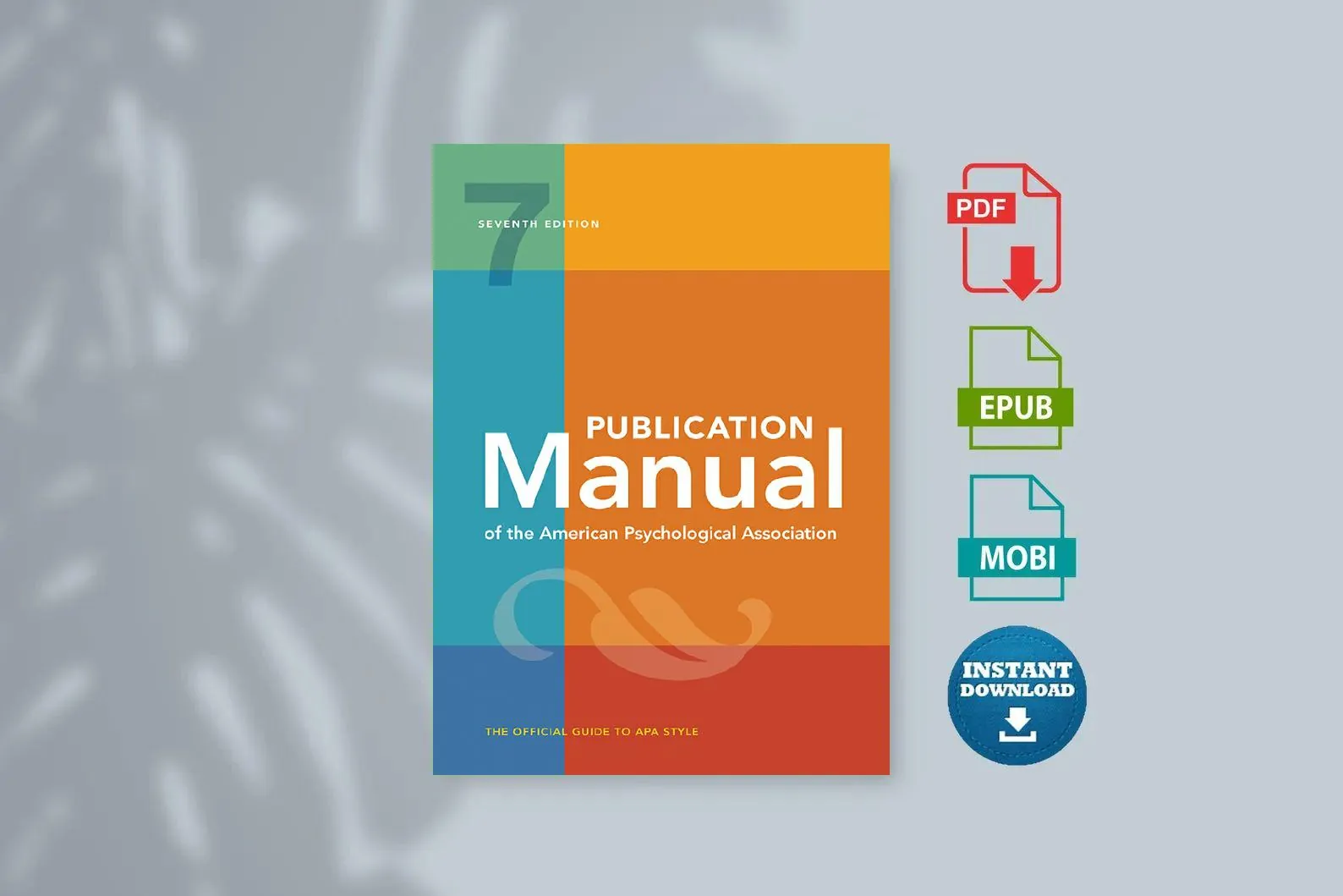 Cover for Apa Publication Manual 7th Edition [Ebook]