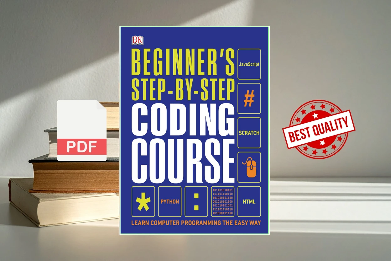 Cover for Beginners Step-By-Step Coding Course (Dorling Kindersley)
