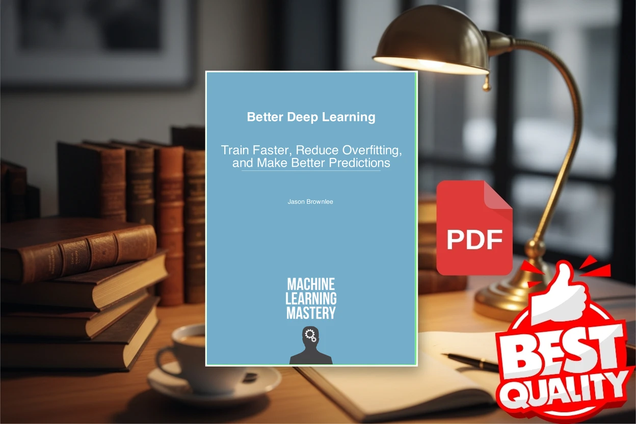 Cover for Better Deep Learning Train Faster, Reduce Overfitting, and Make Better Predictions (Jason Brownlee)