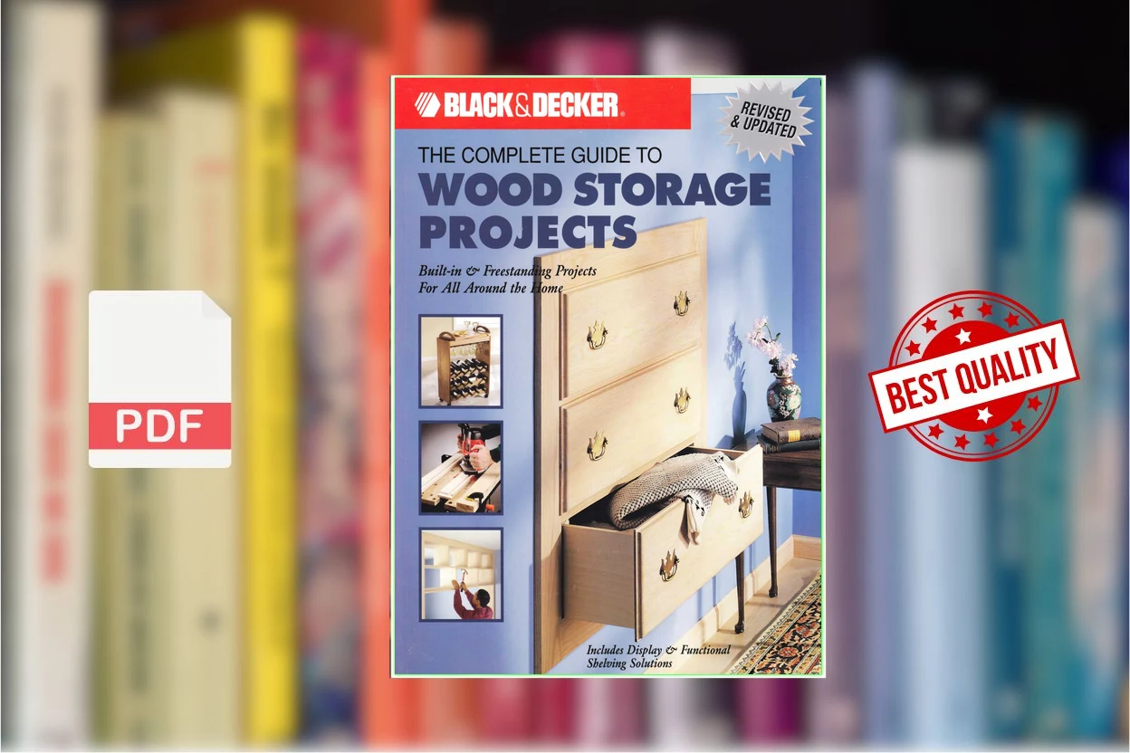 Cover for Black  Decker The Complete Guide to Wood Storage Projects Built-in  Freestanding Projects For All Around the Home (Tom Lemmer, Matthew Paymar, editors)