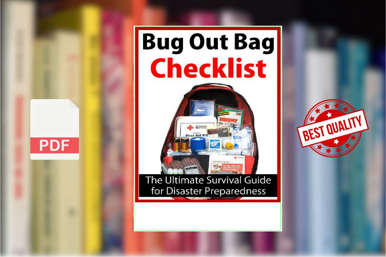Cover for Bug Out Bag Checklist The Ultimate Survival Kit Contents Guide for Disaster Preparedness (Andrew Macarthy)