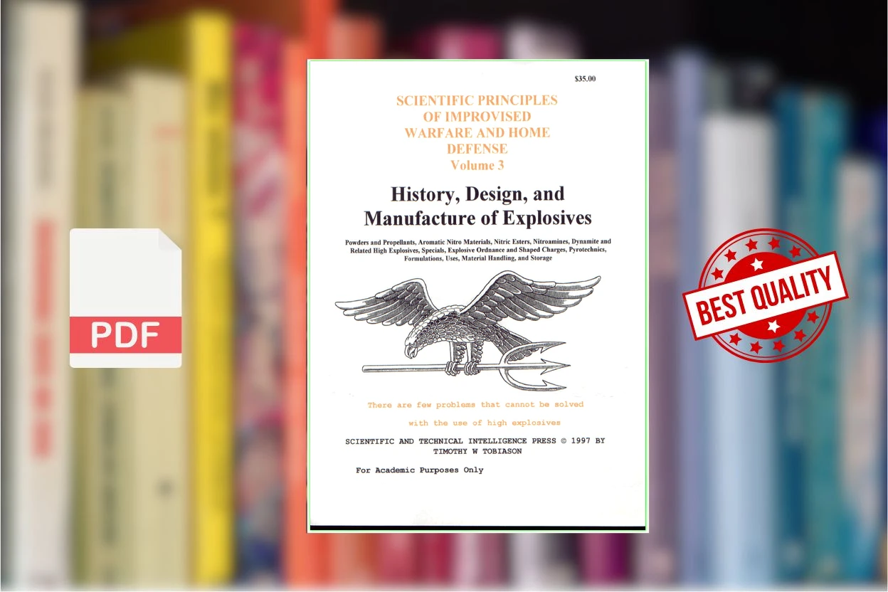 Cover for Chemistry Explosives Scientific Principles Of Improvised Warfare And Home Defense (Tobiason)