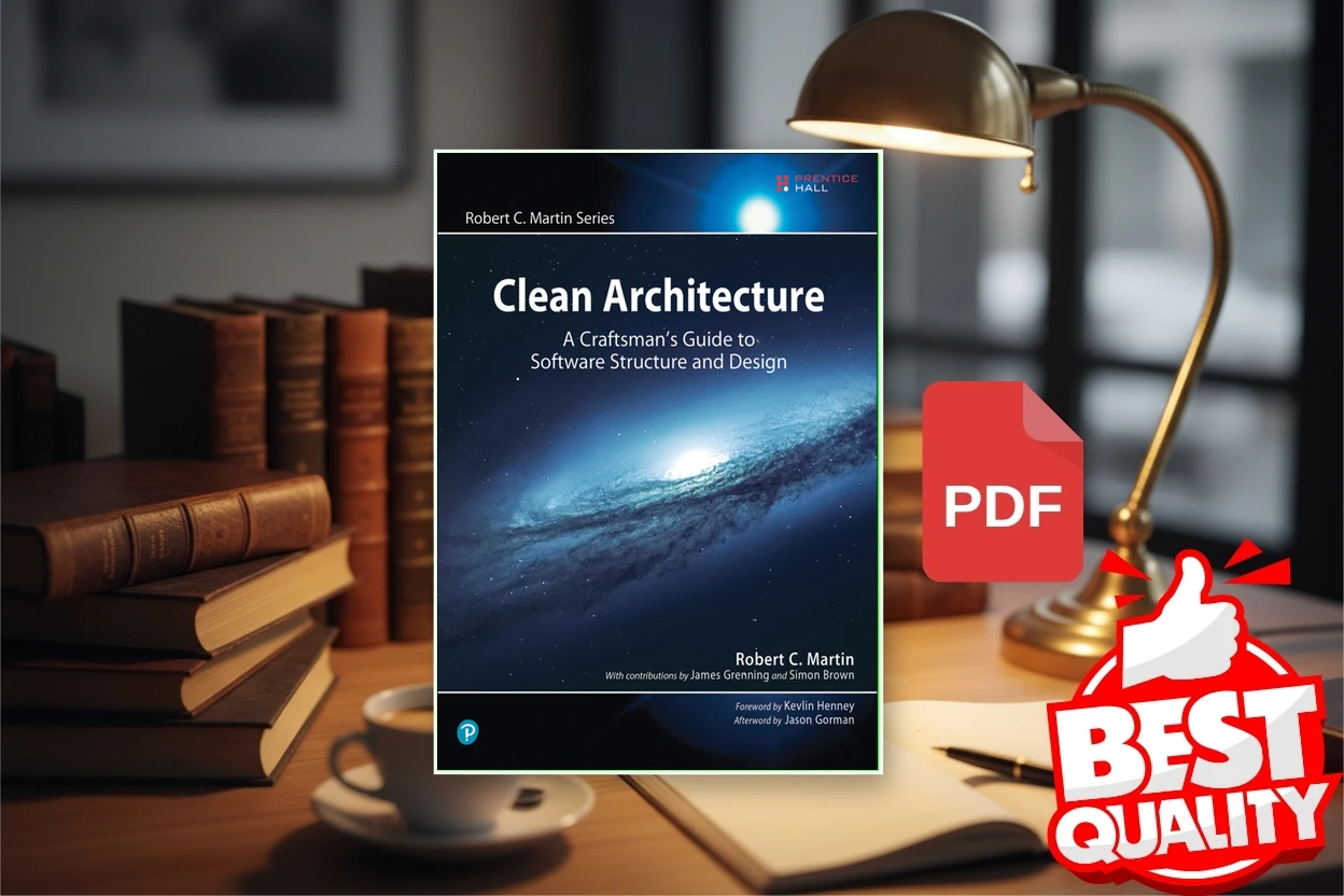 Cover for Clean Architecture A Craftsmans Guide to Software Structure and Design (Robert C. Martin)