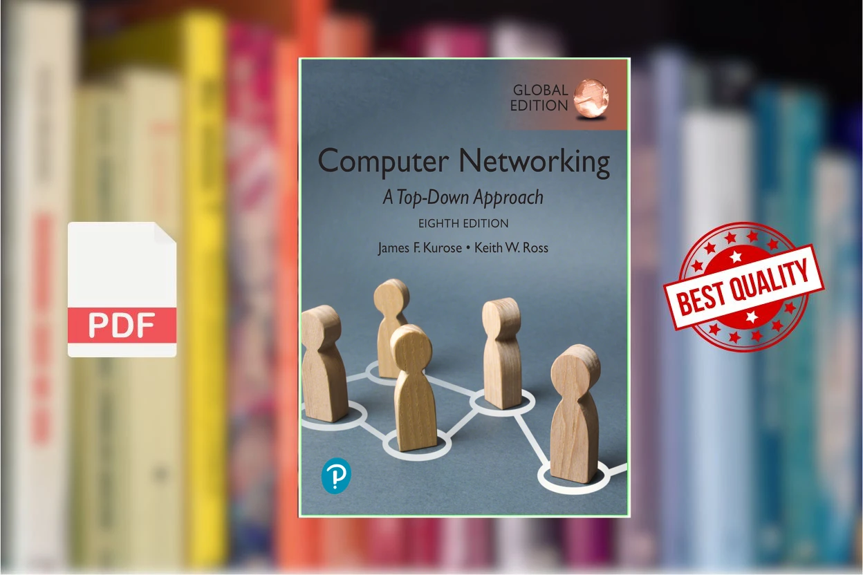 Cover for Computer Networking A Top-Down Approach, Global Edition, 8ed (James Kurose, Keith Ross)