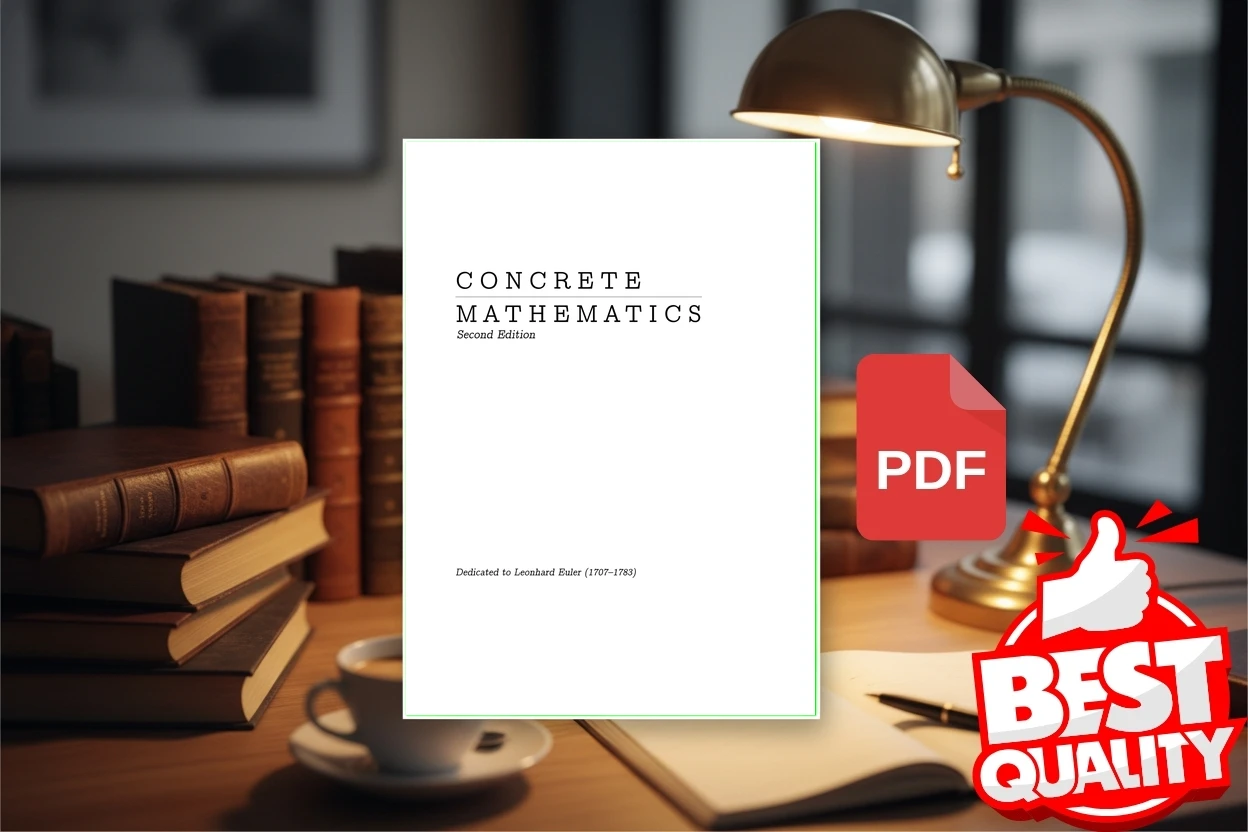 Cover for Concrete mathematics  a foundation for computer science (Ronald L. Graham, Donald E. Knuth etc.)