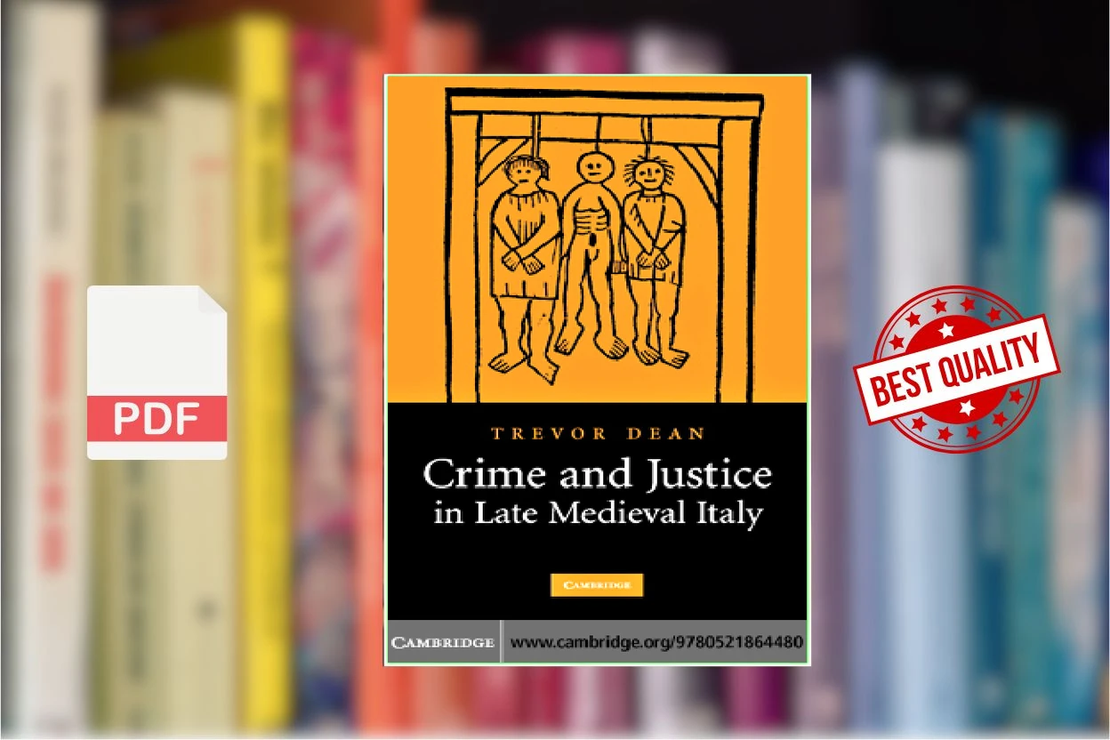 Cover for Crime and Justice in Late Medieval Italy (Trevor Dean)
