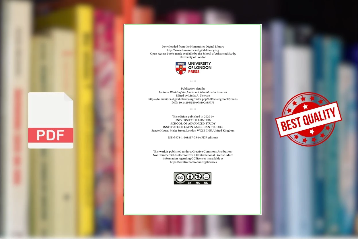 Cover for Cultural Worlds of the Jesuits in Colonial Latin America (2020) (Linda A. Newson (ed.))