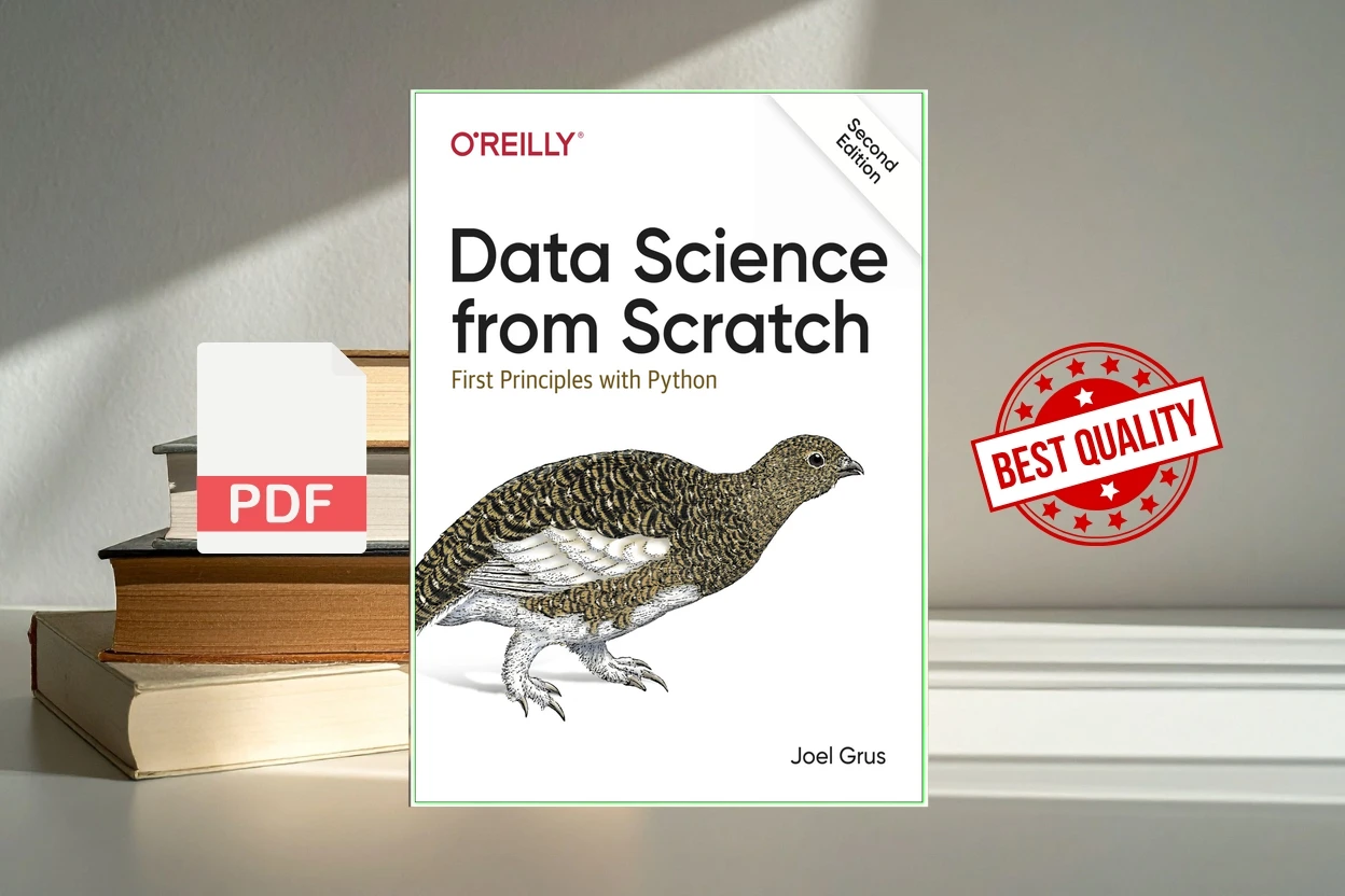 Cover for Data Science from Scratch First Principles with Python (Joel Grus)