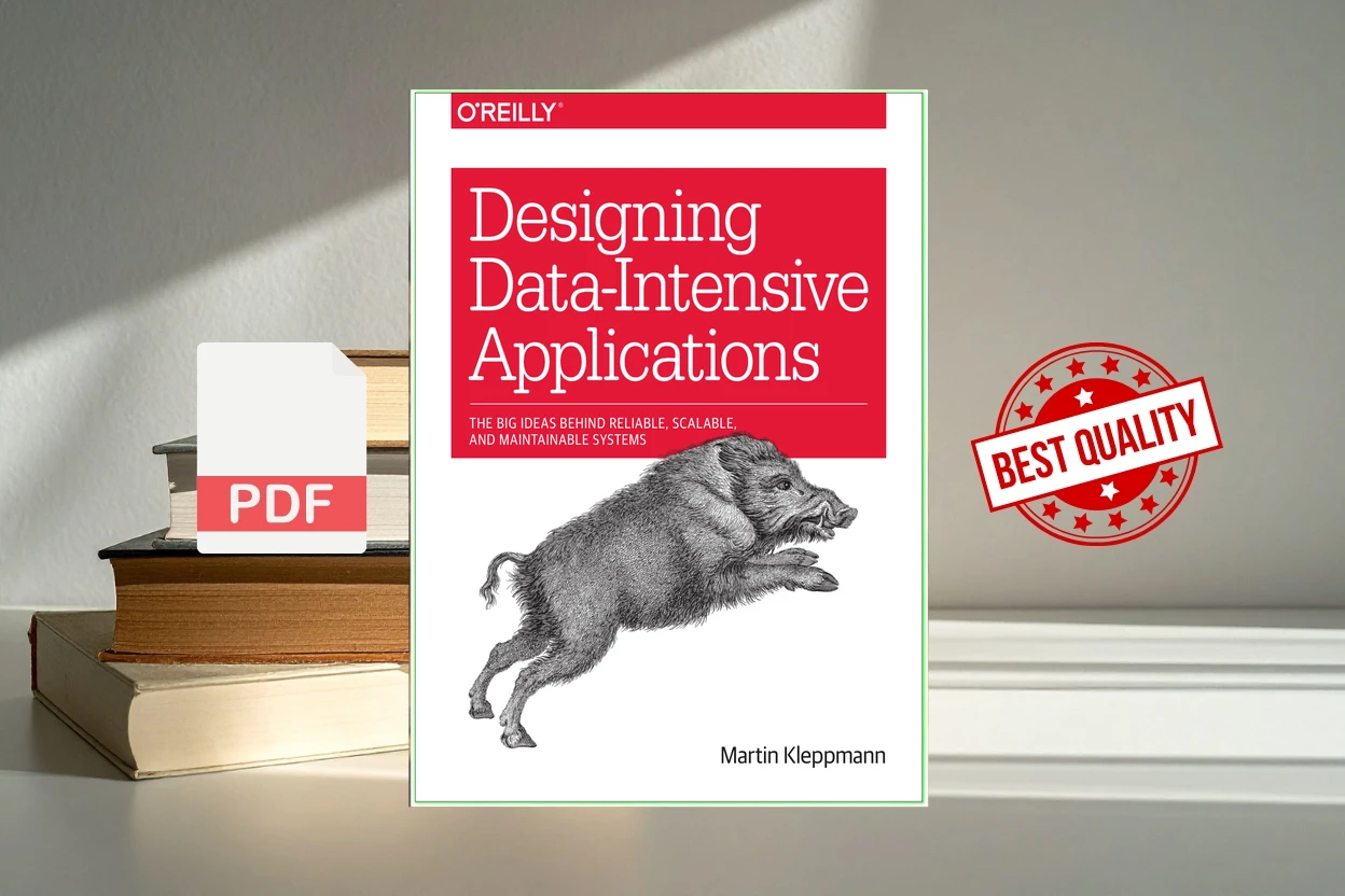 Cover for Designing Data-Intensive Applications The Big Ideas Behind Reliable, Scalable, and Maintainable Systems (Martin Kleppmann)