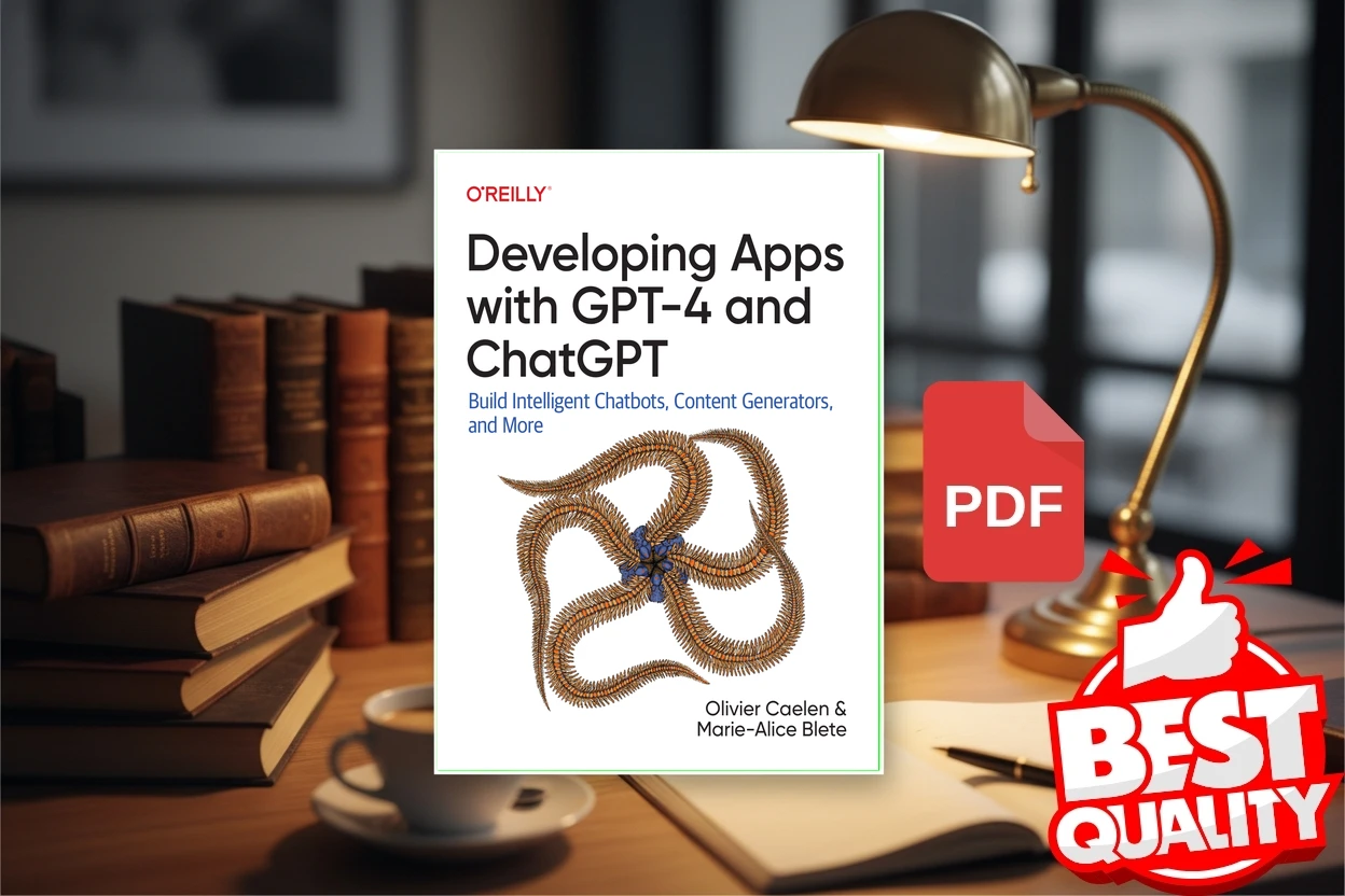 Cover for Developing Apps with GPT-4 and ChatGPT Build Intelligent Chatbots, Content Generators, and More (Olivier Caelen, Marie-Alice Blete)