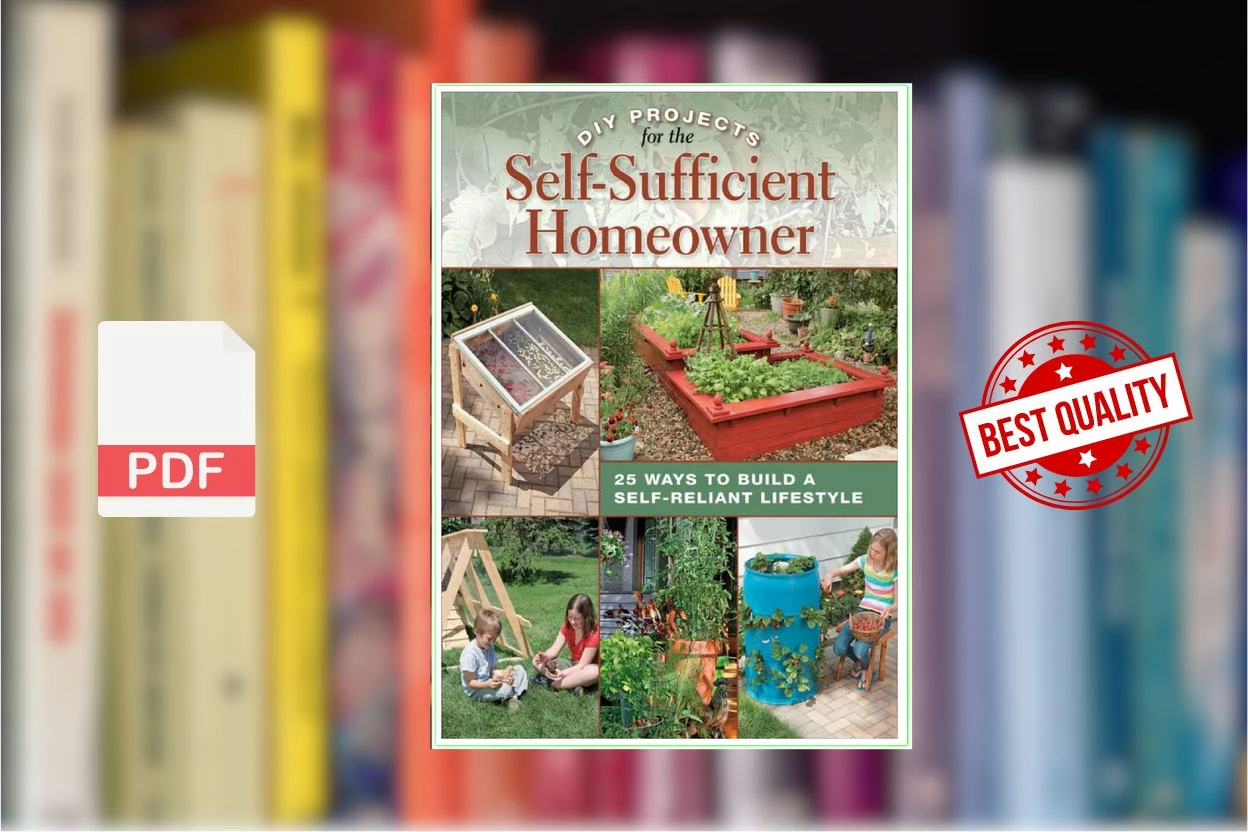 Cover for DIY Projects for the Self-Sufficient Homeowner 25 Ways to Build a Self-Reliant Lifestyle (Betsy Matheson)
