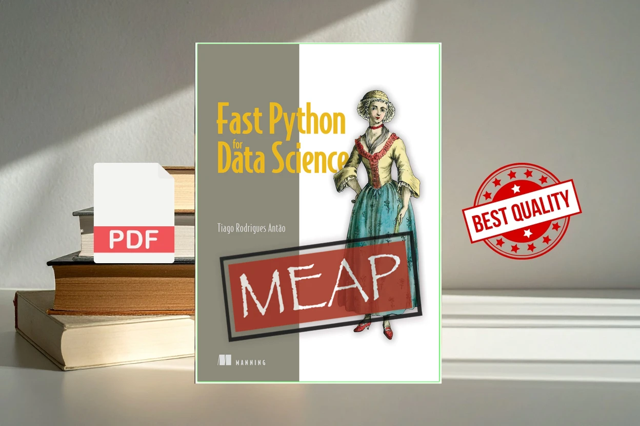 Cover for Fast Python for Data Science (MEAP V03) (Tiago Rodrigues Antão)