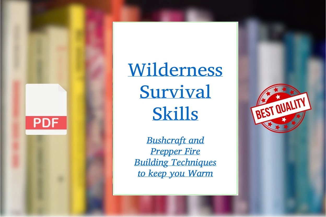 Cover for Fire Building Techniques For Camping, Bushcraft, and Preppers (Book 1 of 2 Wilderness Survival Skills ) (Ben Gordon)