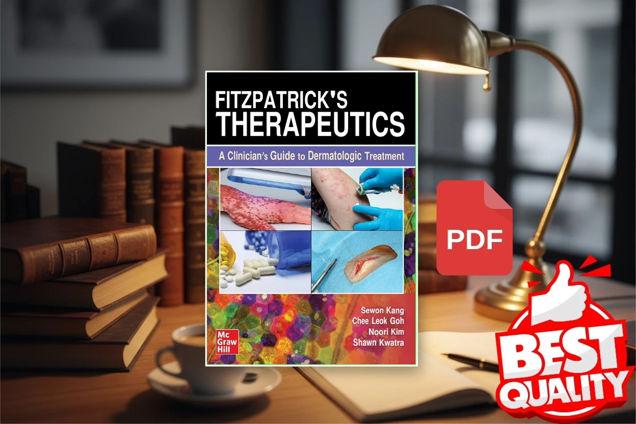 Cover for Fitzpatricks Therapeutics - A Clinicians Guide to Dermatologic Treatment (Jul 18, 2023)_(1264258933)_(Elsevier) (Sewon Kang, Chee Leok Goh etc.)