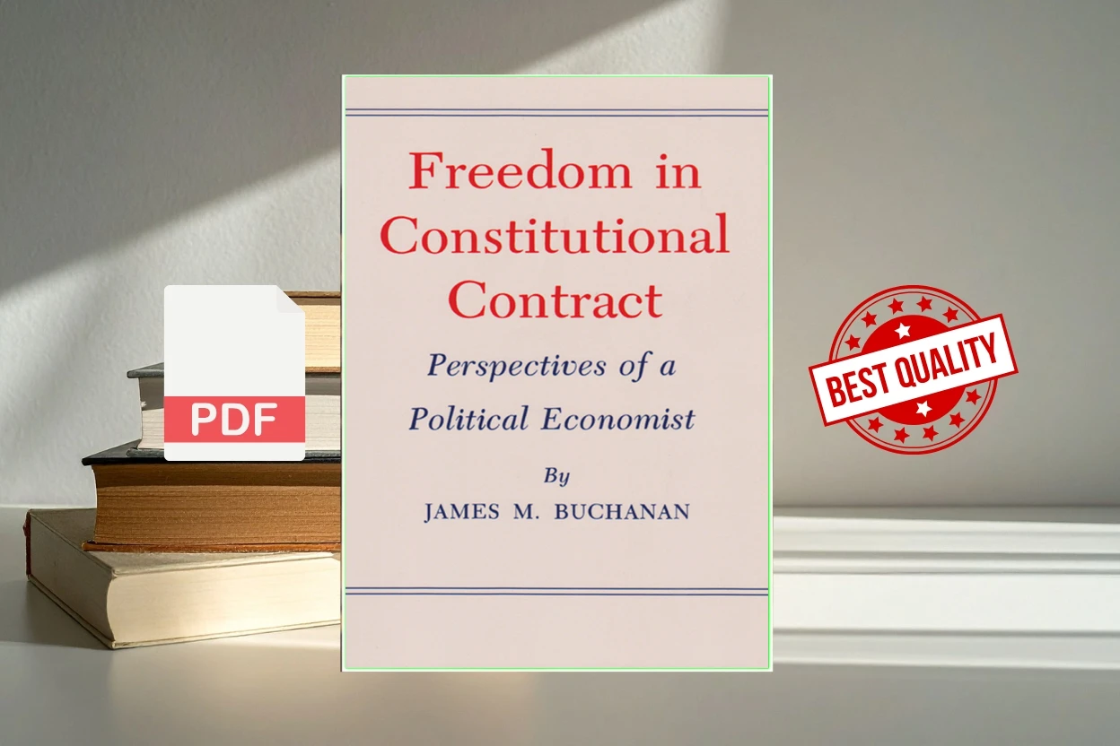 Cover for Freedom in Constitutional Contract Perspectives of a Political Economist (James M. Buchanan)