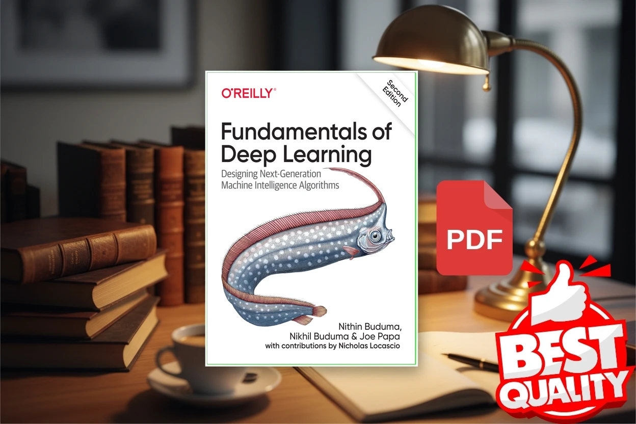 Cover for Fundamentals of Deep Learning Designing Next-Generation Machine Intelligence Algorithms, 2nd Edition (Nikhil Buduma)