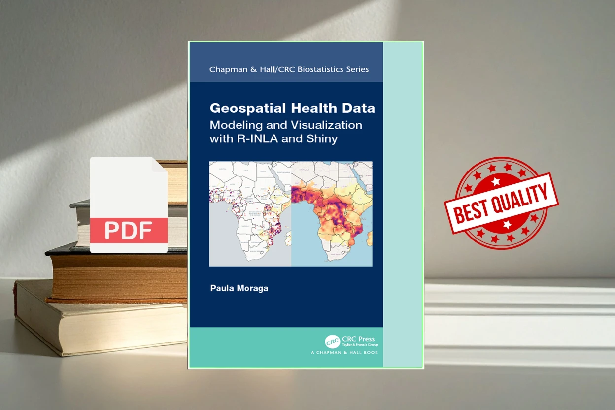 Cover for Geospatial Health Data (Paula Moraga)