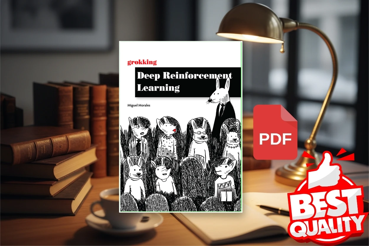 Cover for Grokking Deep Reinforcement Learning (Miguel Morales)