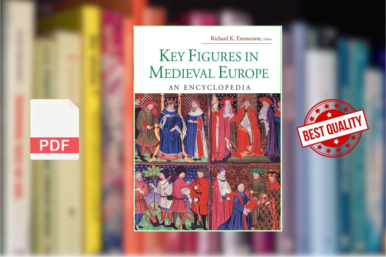 Cover for Key Figures in Medieval Europe An Encyclopedia (Richard K. Emmerson ed)