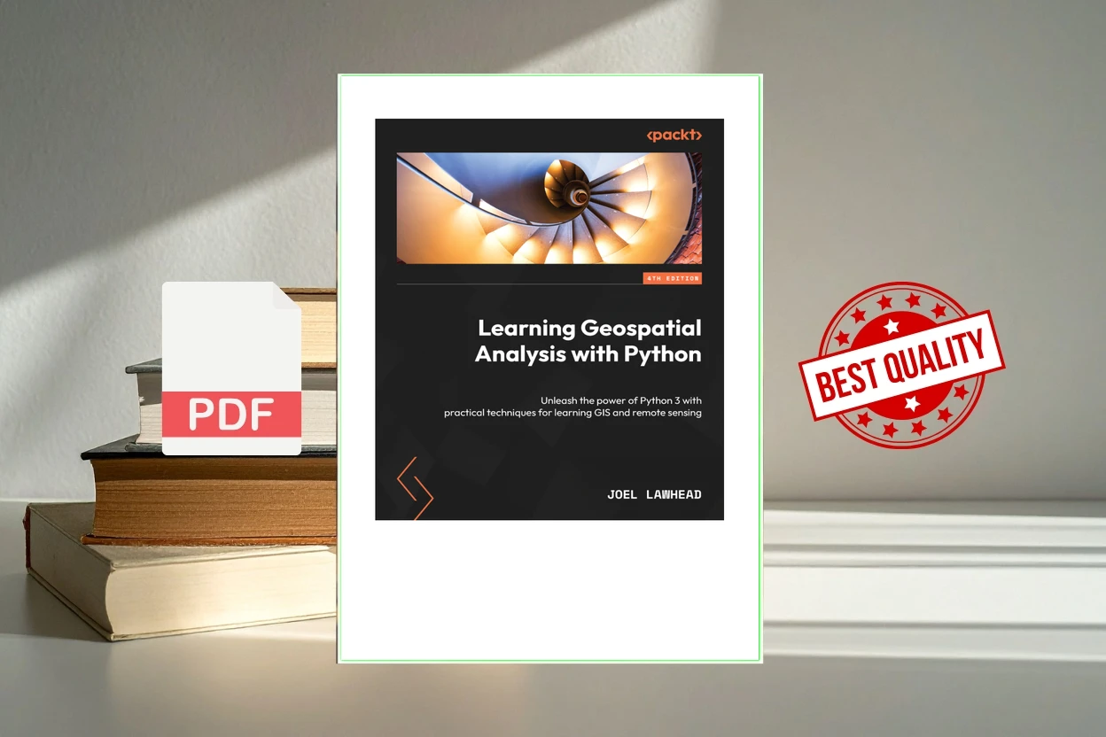 Cover for Learning Geospatial Analysis with Python (Joel Lawhead)