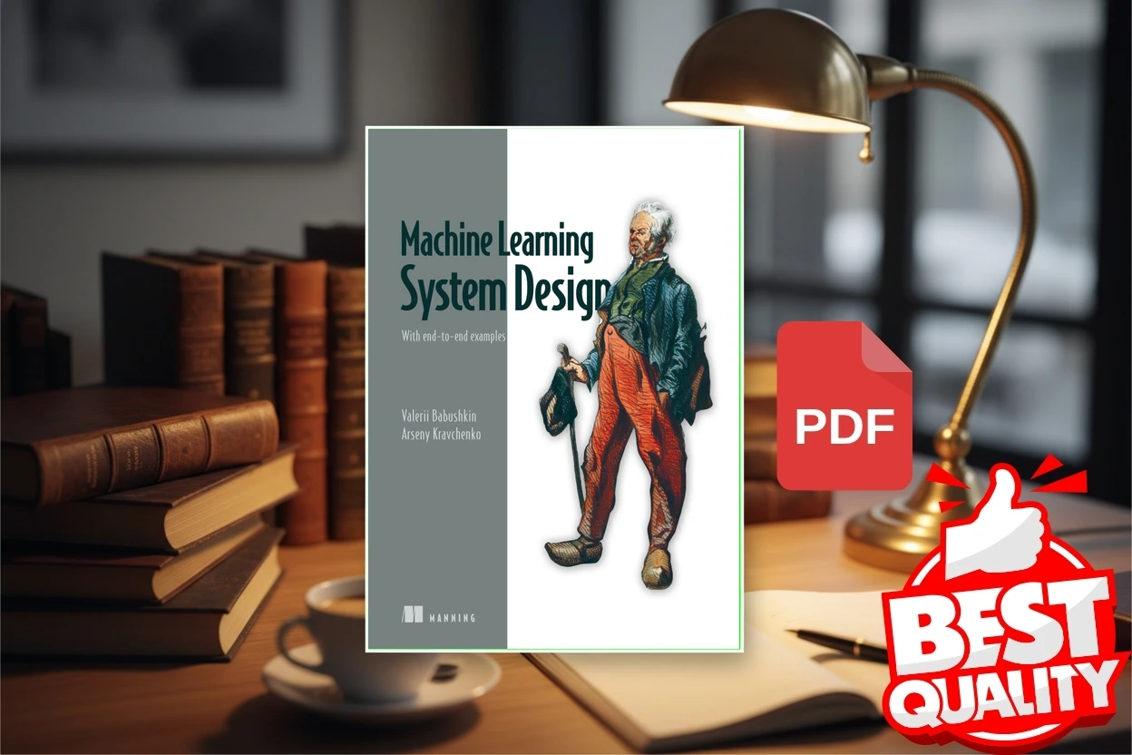 Cover for Machine Learning System Design With end-to-end examples (Valerii Babushkin, Arseny Kravchenko)