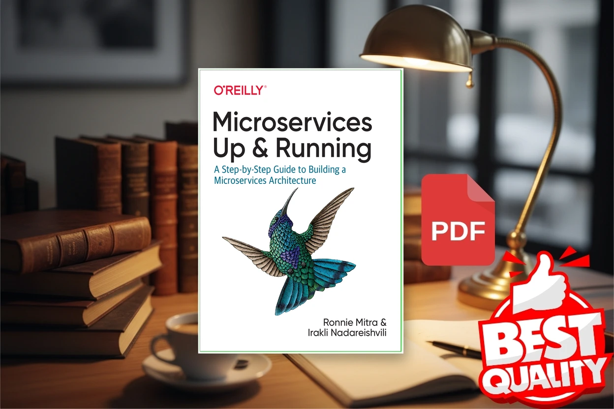 Cover for Microservices Up and Running A Step-by-Step Guide to Building a Microservices Architecture (Ronnie Mitra, Irakli Nadareishvili)