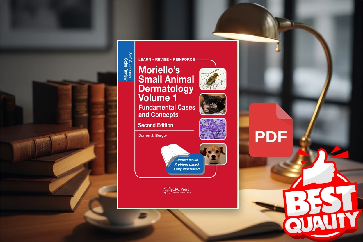 Cover for Moriellos Small Animal Dermatology, Volume 1 - Fundamental Cases and Concepts, Second Edition (Darren Berger)