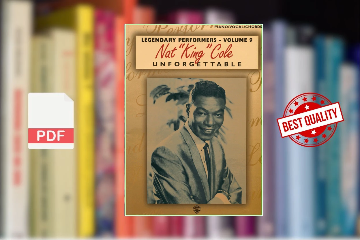 Cover for Nat King Cole Unforgettable Piano Vocal Chords (Legendary Performers, Vol 9) (Nat King Cole)