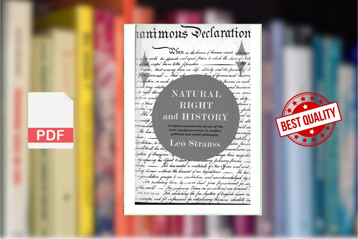 Cover for Natural Right and History (Walgreen Foundation Lectures) (Leo Strauss)
