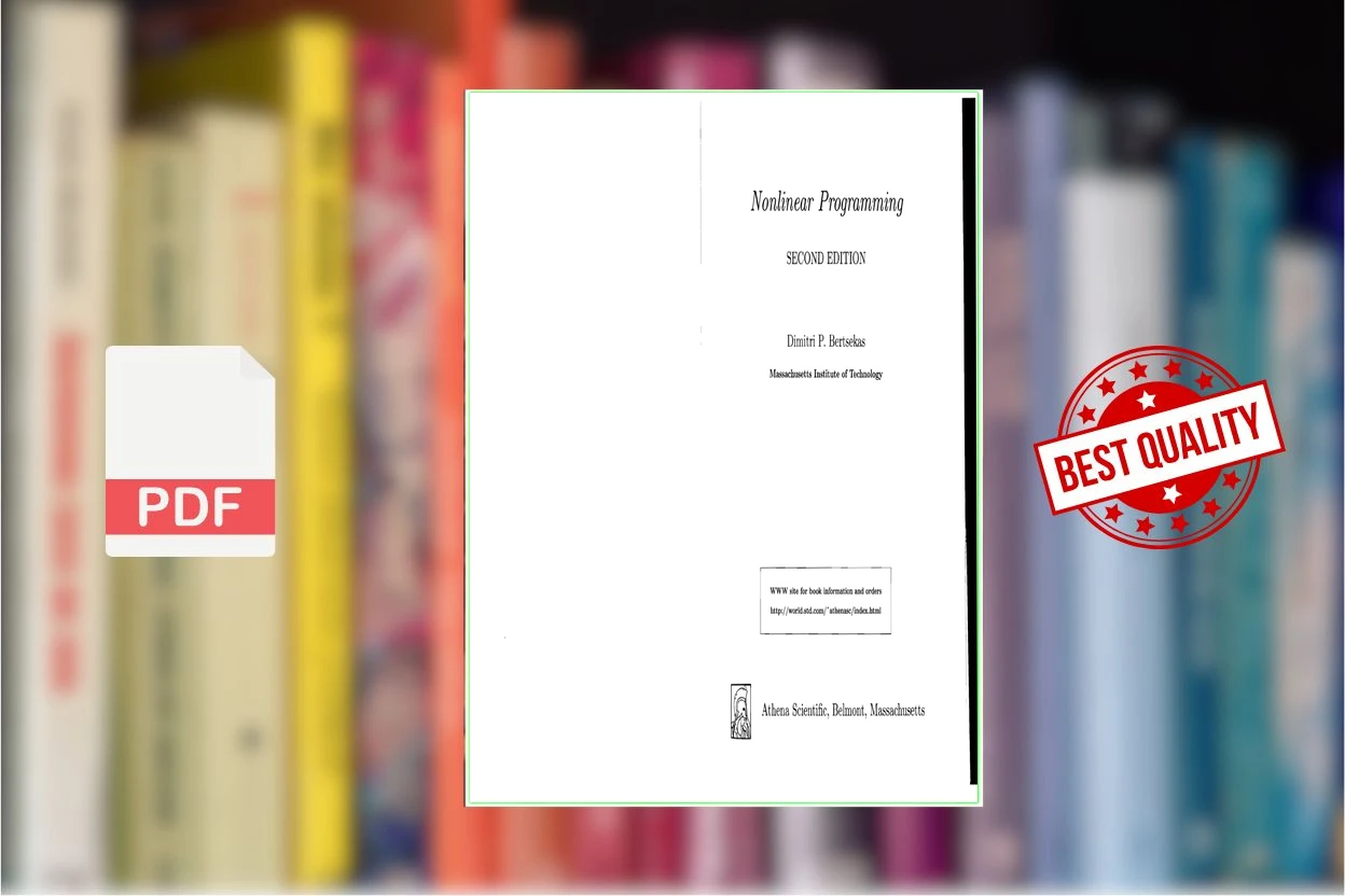 Cover for Nonlinear Programming (Dimitri P. Bertsekas)