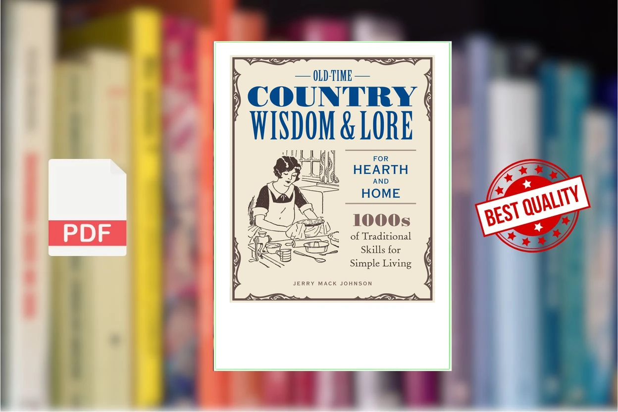 Cover for Old-Time Country Wisdom and Lore for Hearth and Home 1,000s of Traditional Skills for Simple Living (Jerry Mack Johnson)