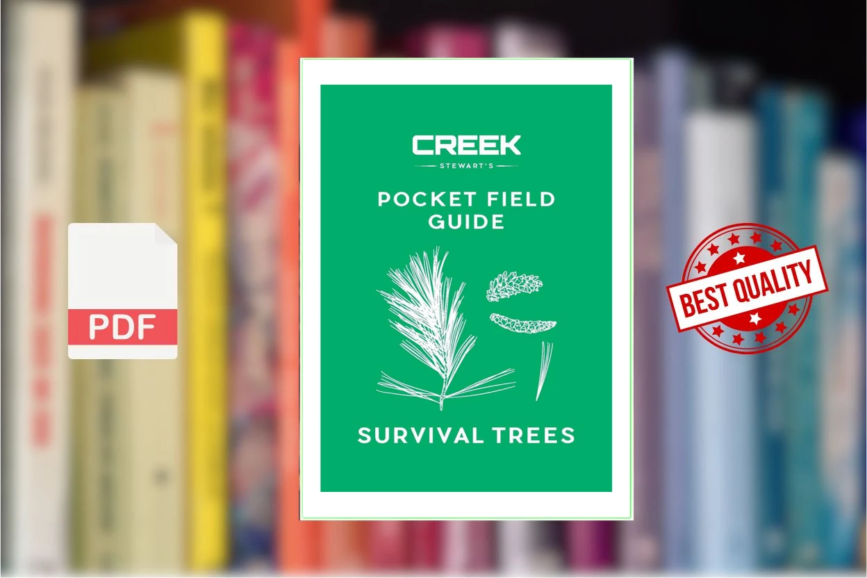 Cover for Pocket Field Guide Survival Trees Vol 1 (Creek Stewart)