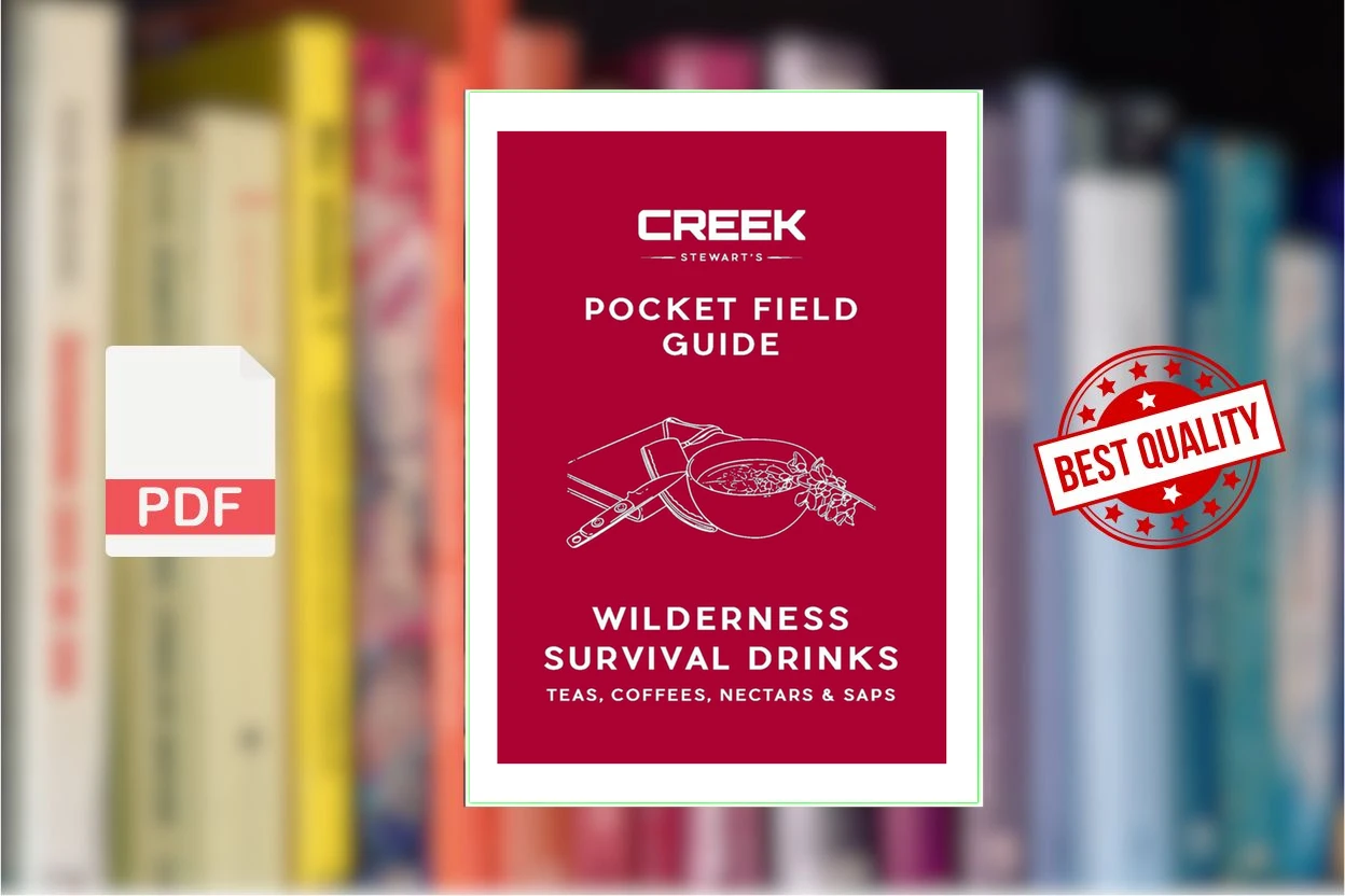 Cover for POCKET FIELD GUIDE- Wilderness Survival Drinks (Creek Stewart)
