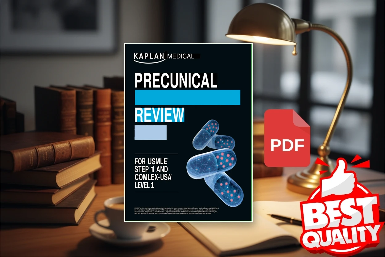 Cover for Preclinical Medicine Pharmacology Review 2023-Lecture Notes for USMLE Step 1 and COMLEX-USA Level 1 (USMLE Prep) (Kaplan Medical)