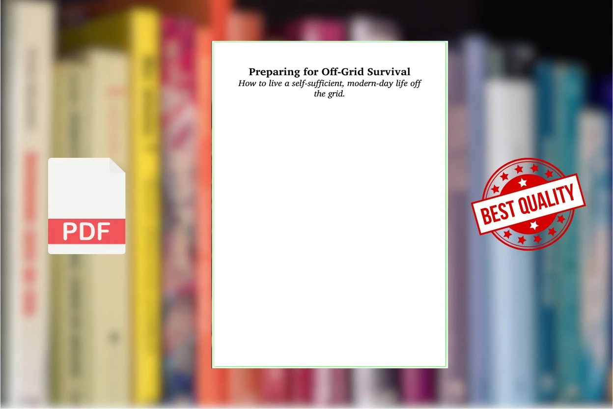 Cover for Preparing for Off-Grid Survival (Nicholas Hyde)