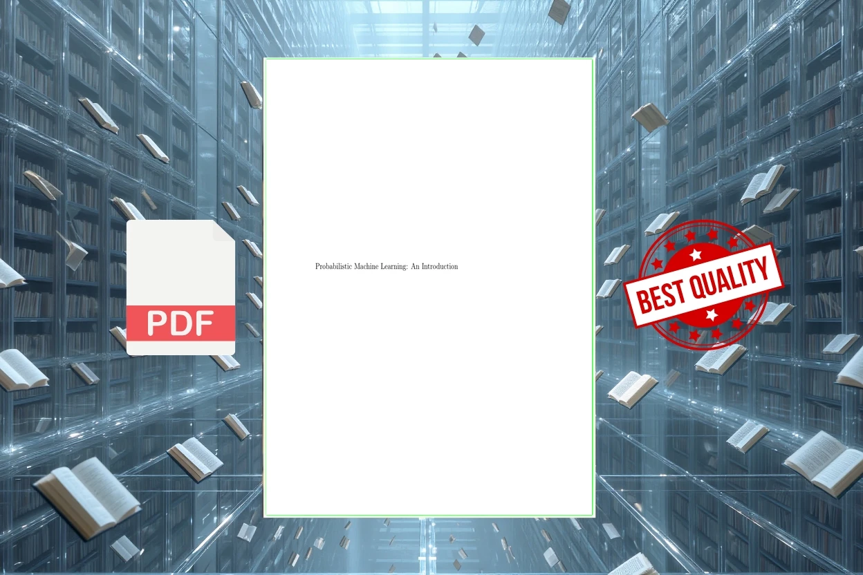Cover for Probabilistic Machine Learning An Introduction (Kevin P. Murphy)