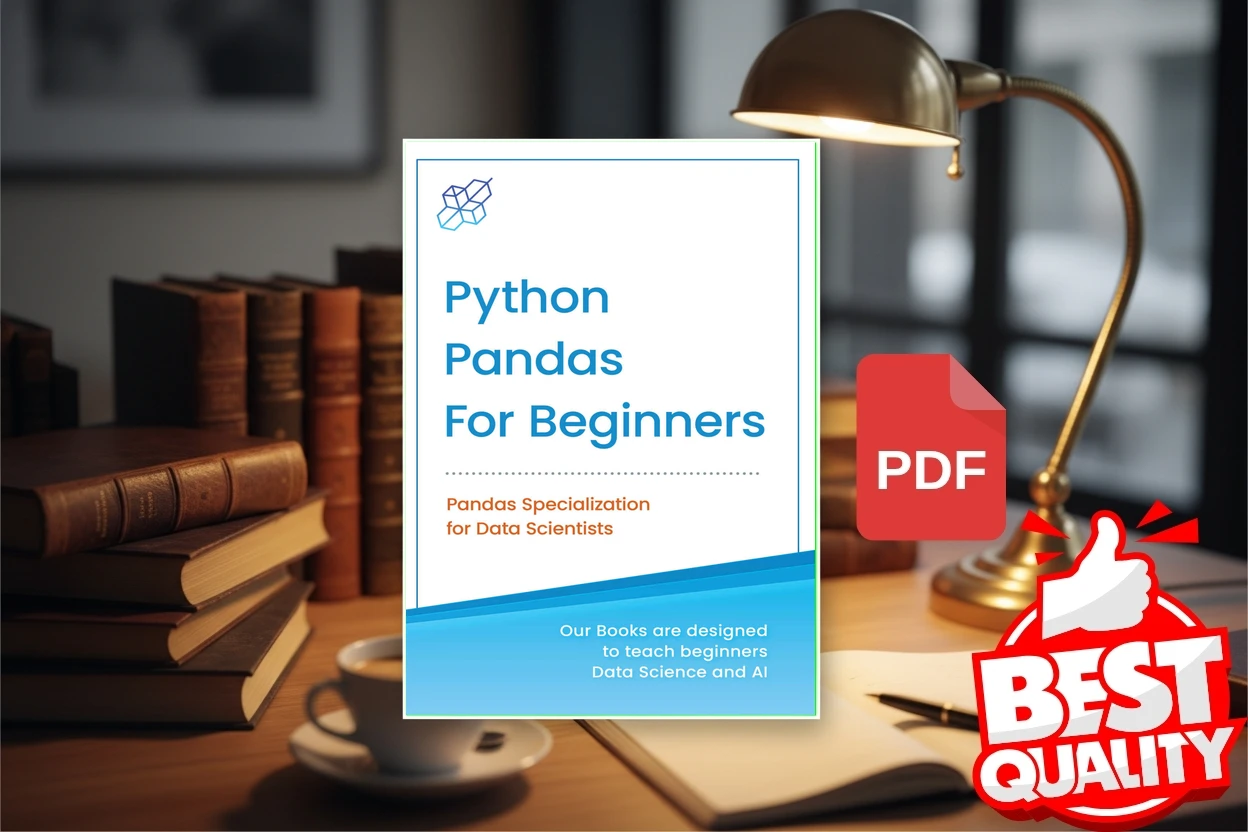Cover for Python Pandas for Beginners Pandas Specialization for Data Scientist (AI Publishing)