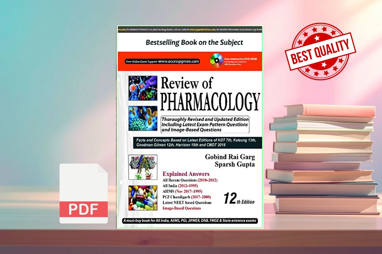 Cover for Review of Pharmacology (PGMEE) (Gobind Rai Garg)