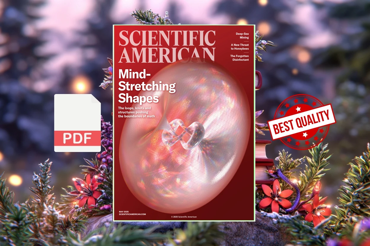 Cover for Scientific American - Mind-Stretching Shapes