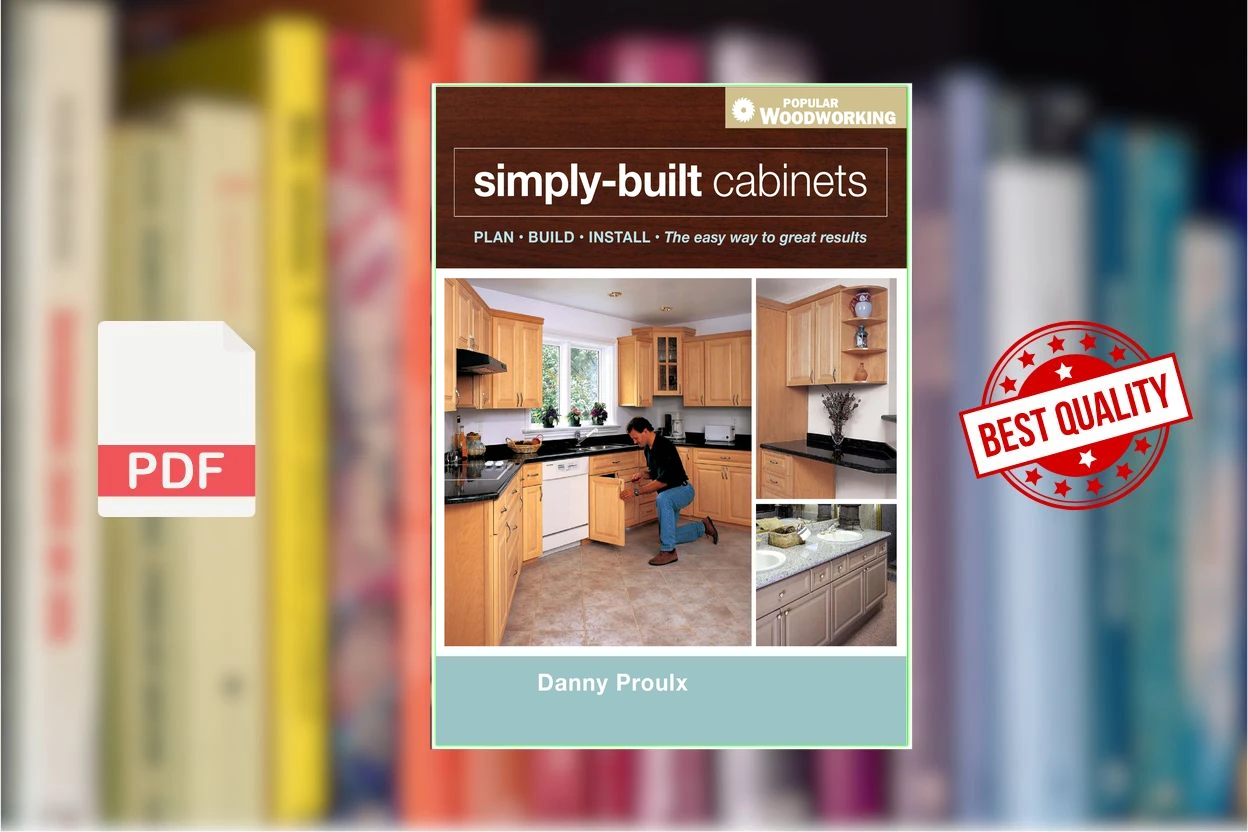 Cover for Simply Built Cabinets (Popular Woodworking) (Danny Proulx)