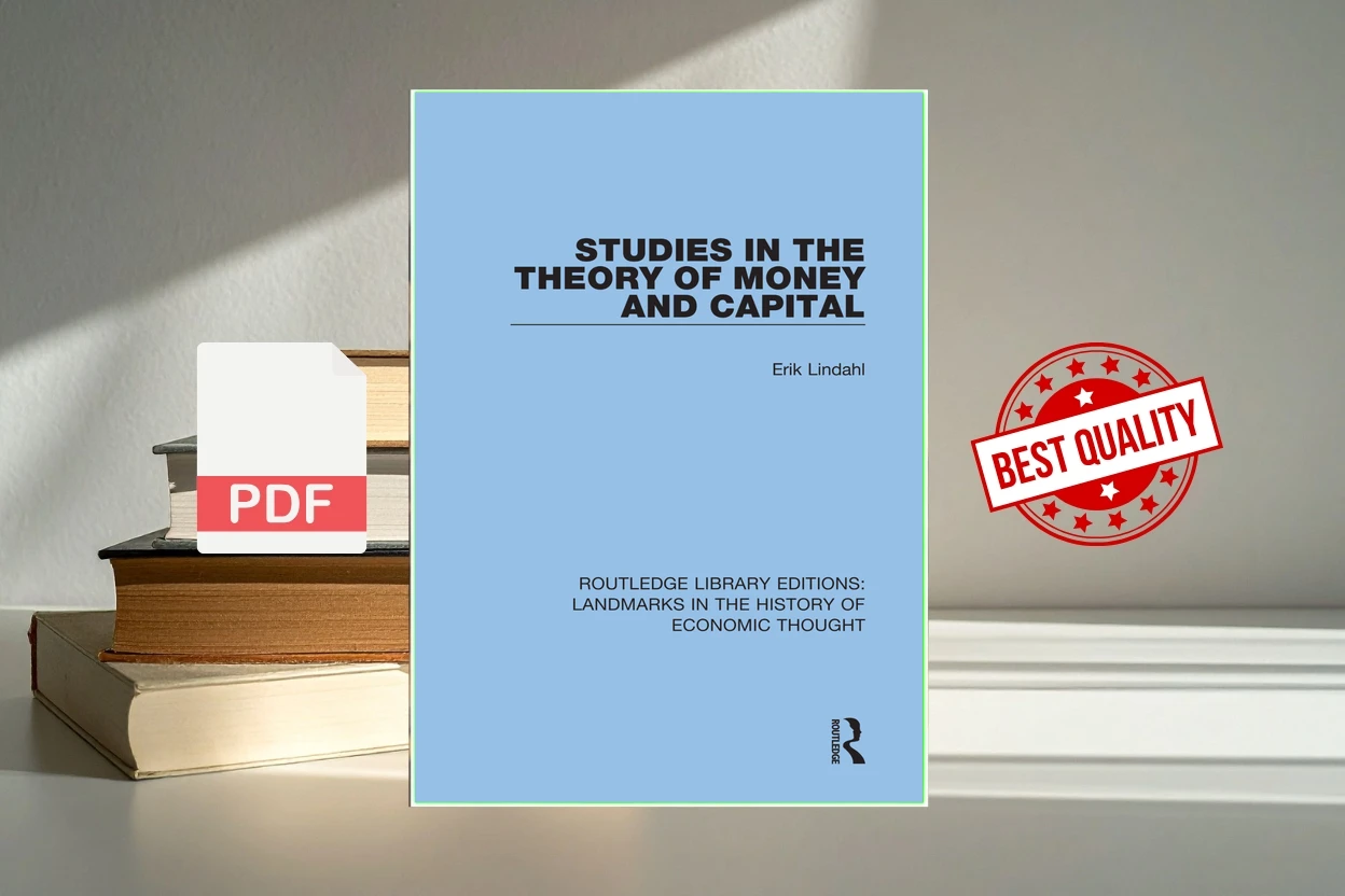 Cover for Studies in the Theory of Money and Capital (Erik Lindahl)