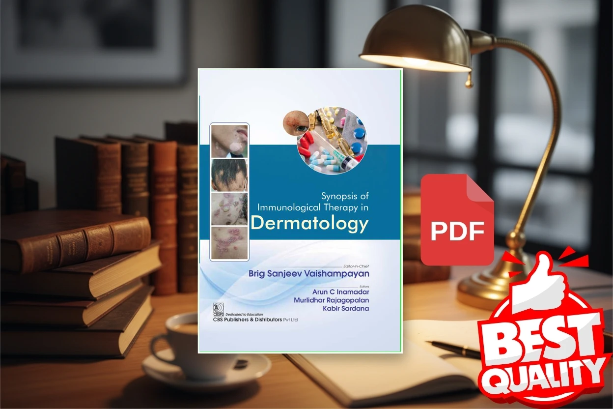 Cover for Synopsis of Immunological Therapy in Dermatology (Brig Sanjeev Vaishampayan, Arun C. Inamdar etc.)