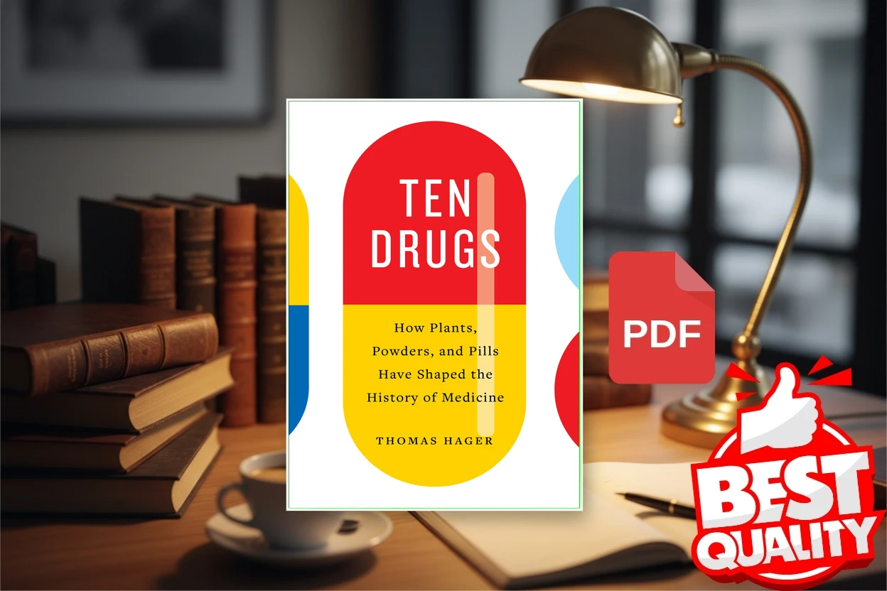 Cover for Ten Drugs How Plants, Powders, and Pills Have Shaped the History of Medicine (Thomas Hager)
