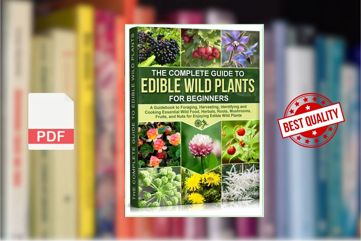 Cover for The Complete Guide To Edible Wild Plants For Beginners A Guidebook To Foraging, Harvesting, Identifying And Cooking (Geoffrey Richards)